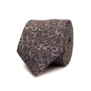 Graziano Art Deco Silk Tie - Light Brown