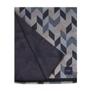 Jude Herringbone Scarf - Blue