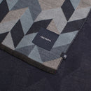 Jude Herringbone Scarf - Blue