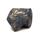 Favello Leaves Silk Tie - Green