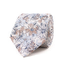 Watercolour Flower Silk Tie - Beige