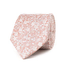 Field Flower Silk tie - Orange
