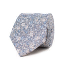 Field Flower Silk tie - Blue