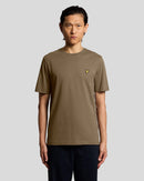 Plain T-Shirt - Khaki Ash