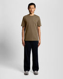 Plain T-Shirt - Khaki Ash