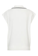 Colege Chic Slipover Jumper - Ecru