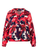 Long Sleeve Blouse - Red Multi