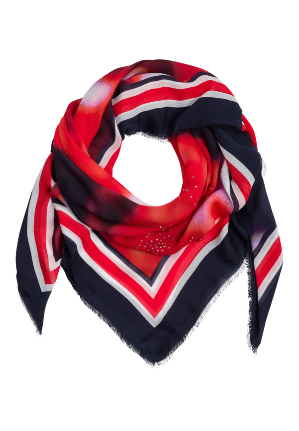 Scarf - Red Multi