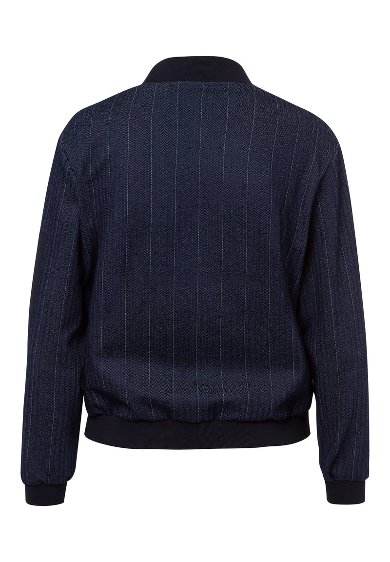 Light Weight Jacket - Navy/white