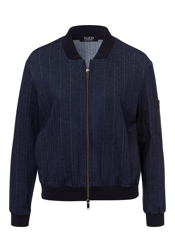 Light Weight Jacket - Navy/white