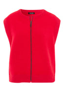 Sleeveless Jumper - Red