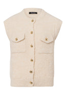 Sleeveless Jumper - Oatmeal