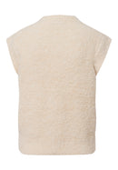 Sleeveless Jumper - Oatmeal