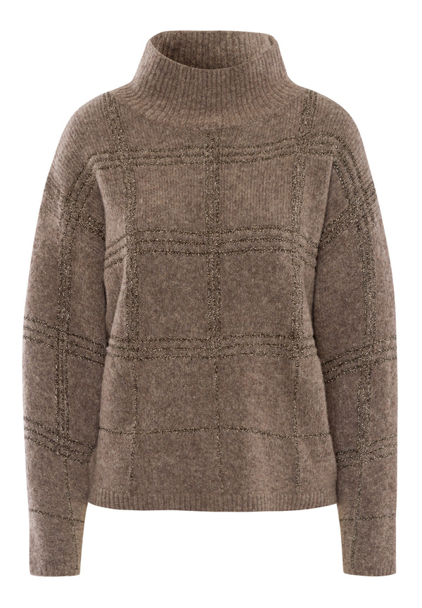 Round Neck Jumper - Truffle