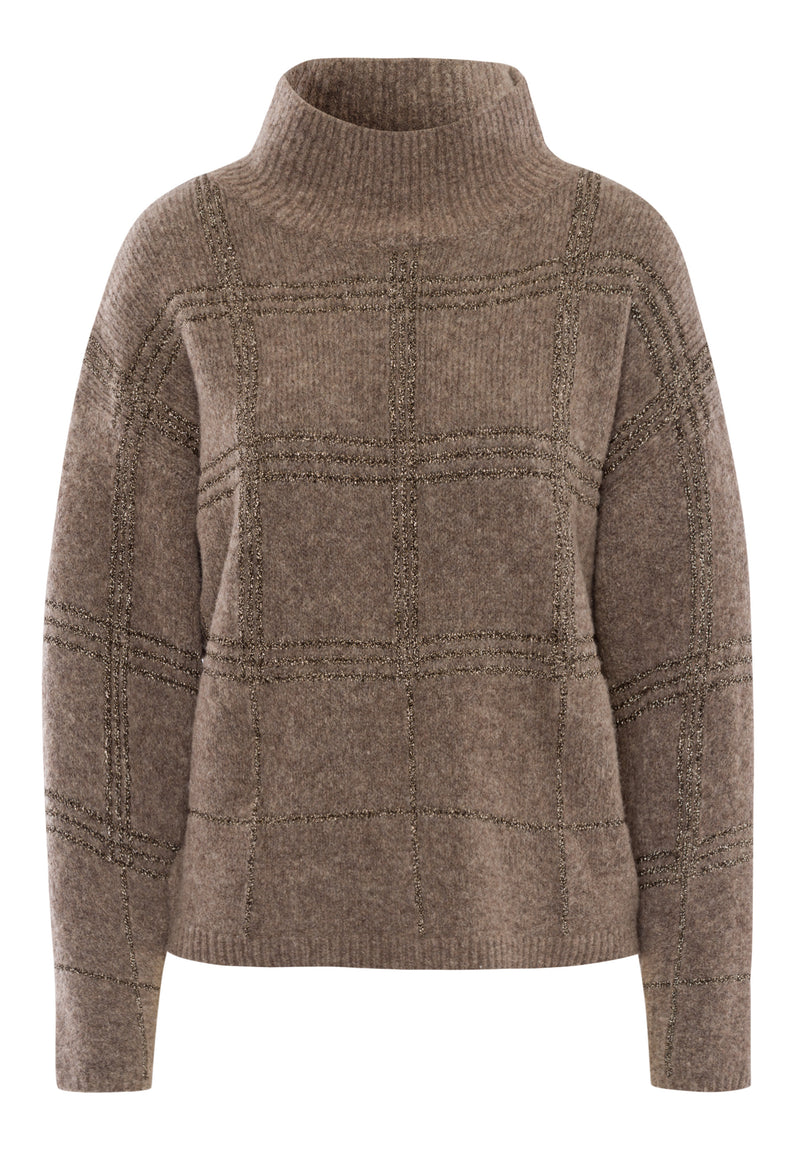 Round Neck Jumper - Truffle