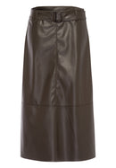 Wide Long Skirt - Truffle