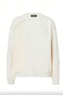 3/4 Sleeve Sweatshirt - Ivory