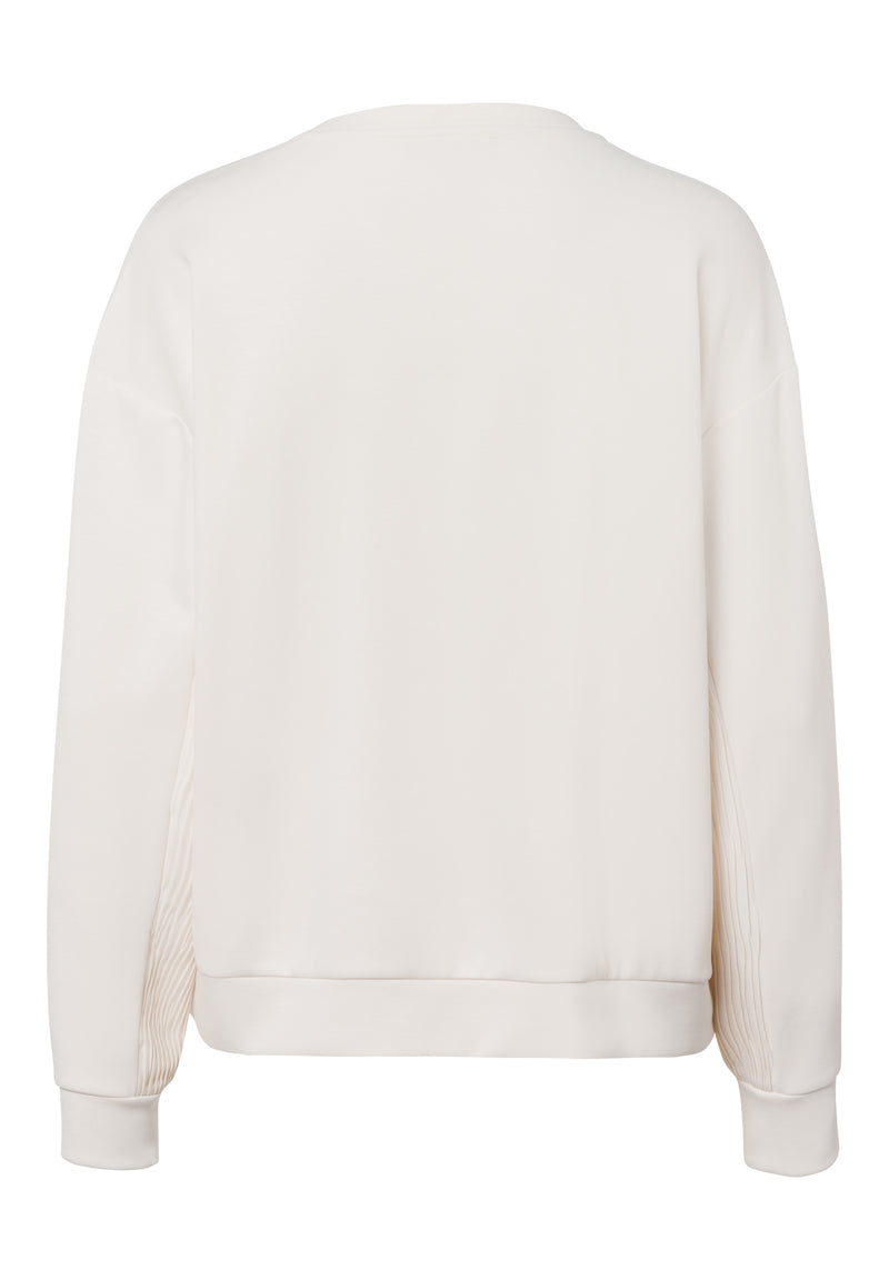 3/4 Sleeve Sweatshirt - Ivory