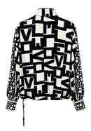Graphic Print Blouse - Black Multi