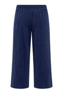 Wide Leg Trouser - Midnight Blue