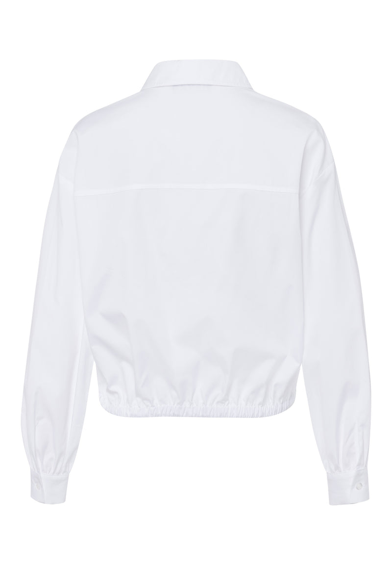 Long Sleeve Blouse - White