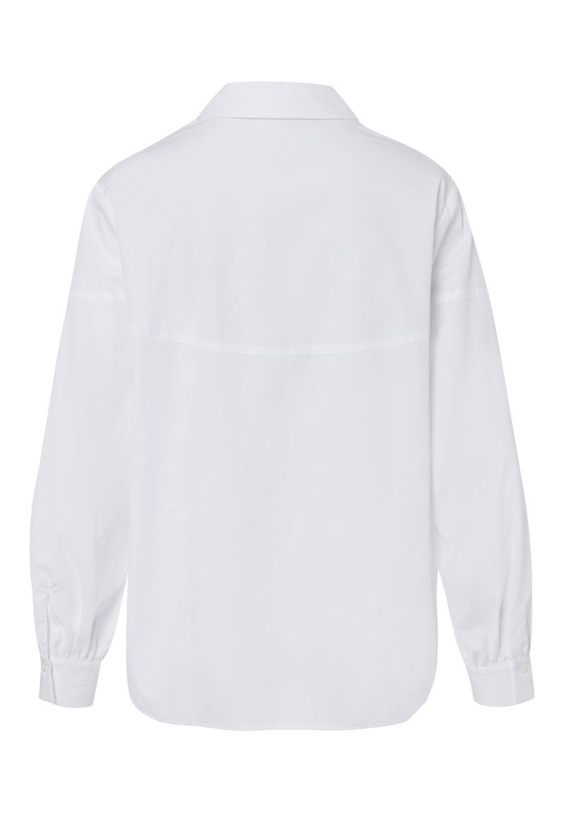 Long Sleeve Blouse - White
