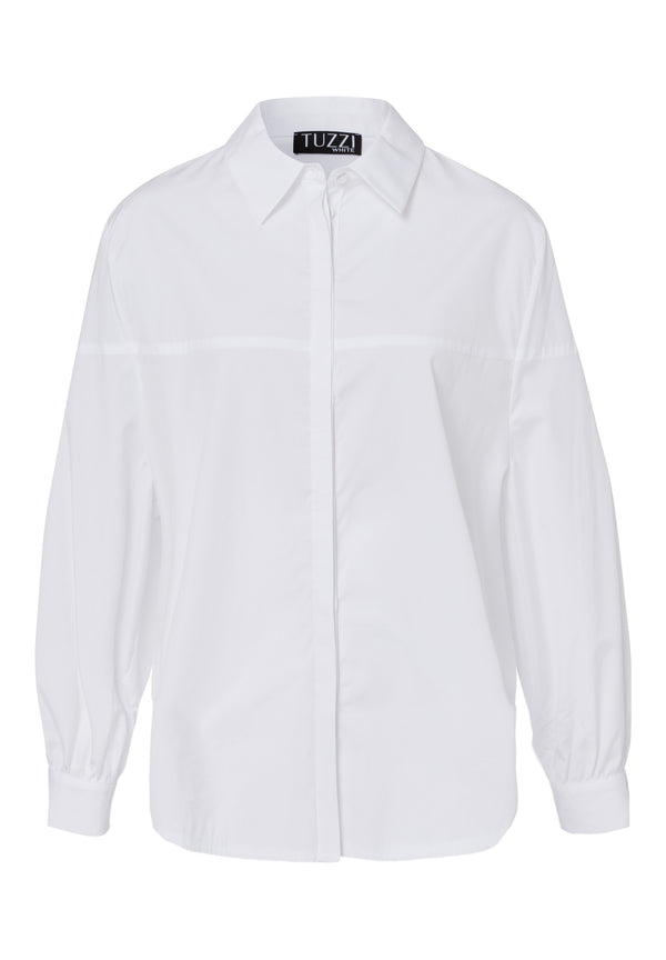 Long Sleeve Blouse - White