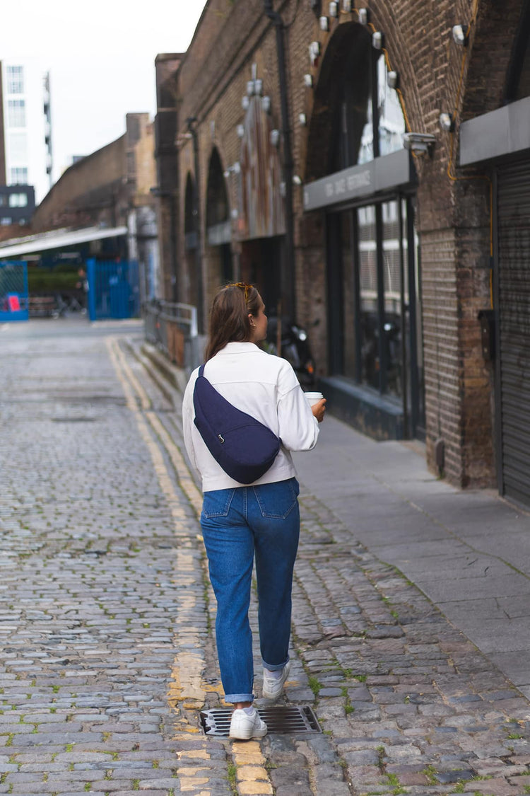 Textured Nylon Blue Night - Small Bag