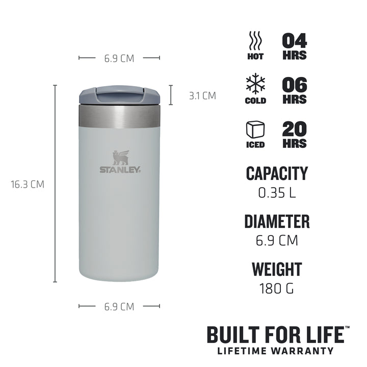 Aerolight Transit Mug 0.35 Litre - Fog Metallic