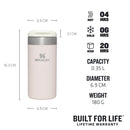 Aerolight Transit Mug 0.35 Litre - Rose Quartz Metallic