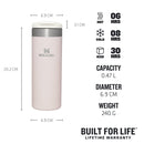 Aerolight Transit .47 Litre Mug - Rose Quartz Metallic