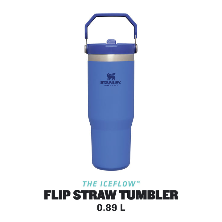 Classic Iceflow Flip Straw Tumbler .89 Litre - Iris Blue