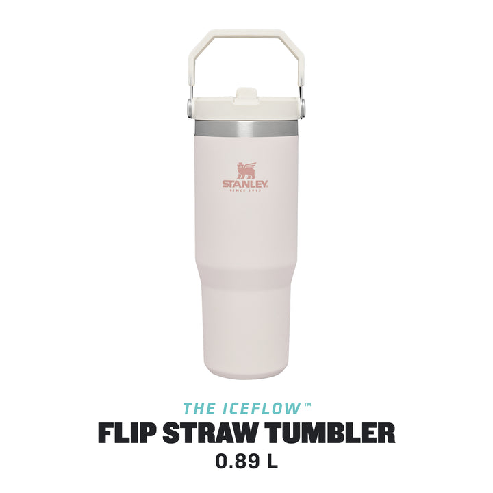 Classic Iceflow Flip Straw Tumbler .89 Litre - Rose Quartz