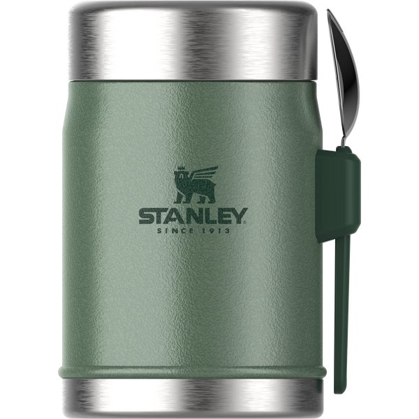 Classic Legendary Food Jar & Spork 0.4L - Hammertone Green