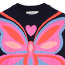 Jacquard Illustration Jumper - Navy