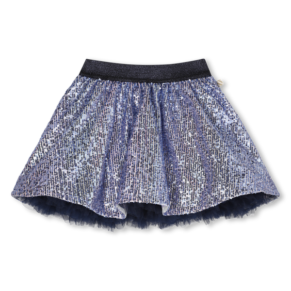 Mesh & Sequins Skirt - Multicolour