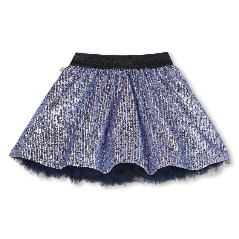 Mesh & Sequins Skirt - Multicolour