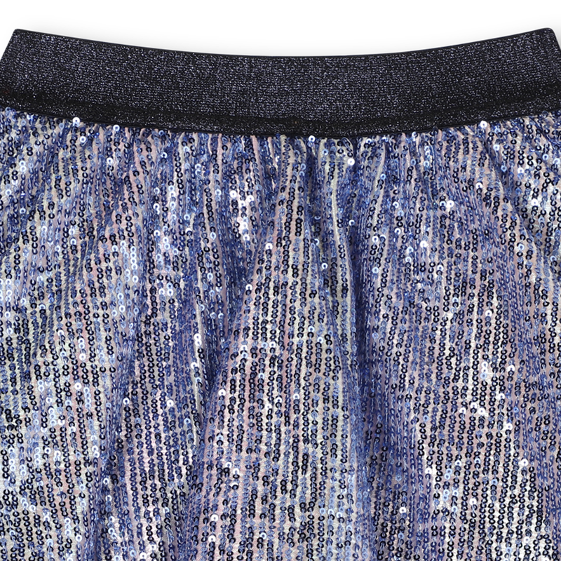 Mesh & Sequins Skirt - Multicolour
