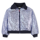 StandUp Collar Sequin Jacket - Multicolour