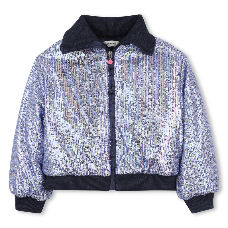 StandUp Collar Sequin Jacket - Multicolour