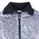 StandUp Collar Sequin Jacket - Multicolour