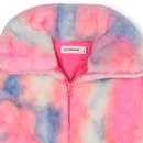 Fluffy Faux Fur Coat - Pink