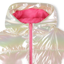 Shiny Hooded Puffer Jacket - Multicolour