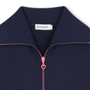 Sequin French Terry Cardigan - Navy