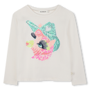 Sequins Jersey T-Shirt - Ivory