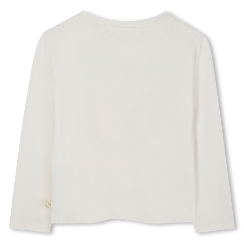 Sequins Jersey T-Shirt - Ivory