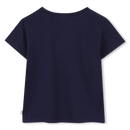 Front Illustration T-Shirt - Navy
