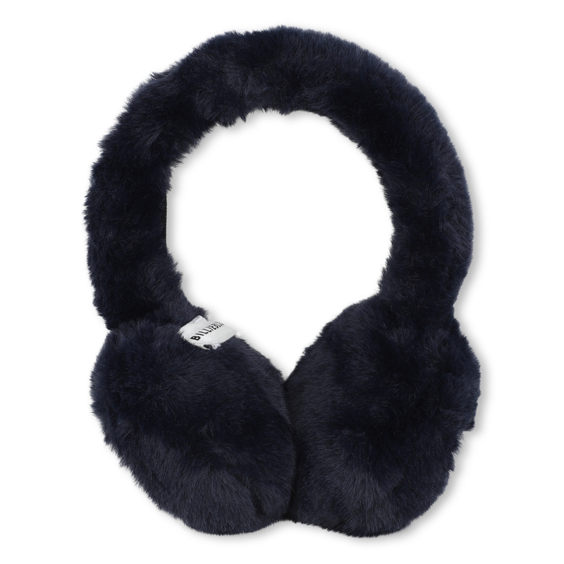 Faux Fur Earmuffs - Navy