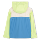 Boy Hooded Windbreaker - Green/lemon