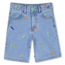 Boy Denim Bermuda Shorts - Double Stone/bleach
